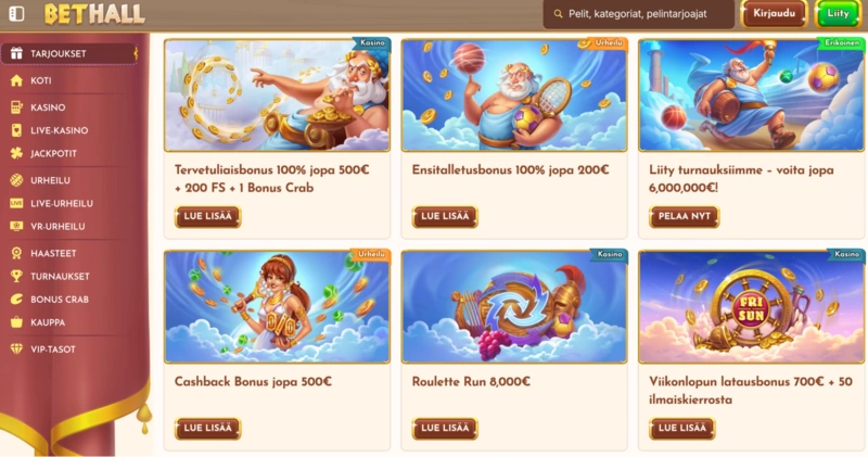 BetHall Bonuses